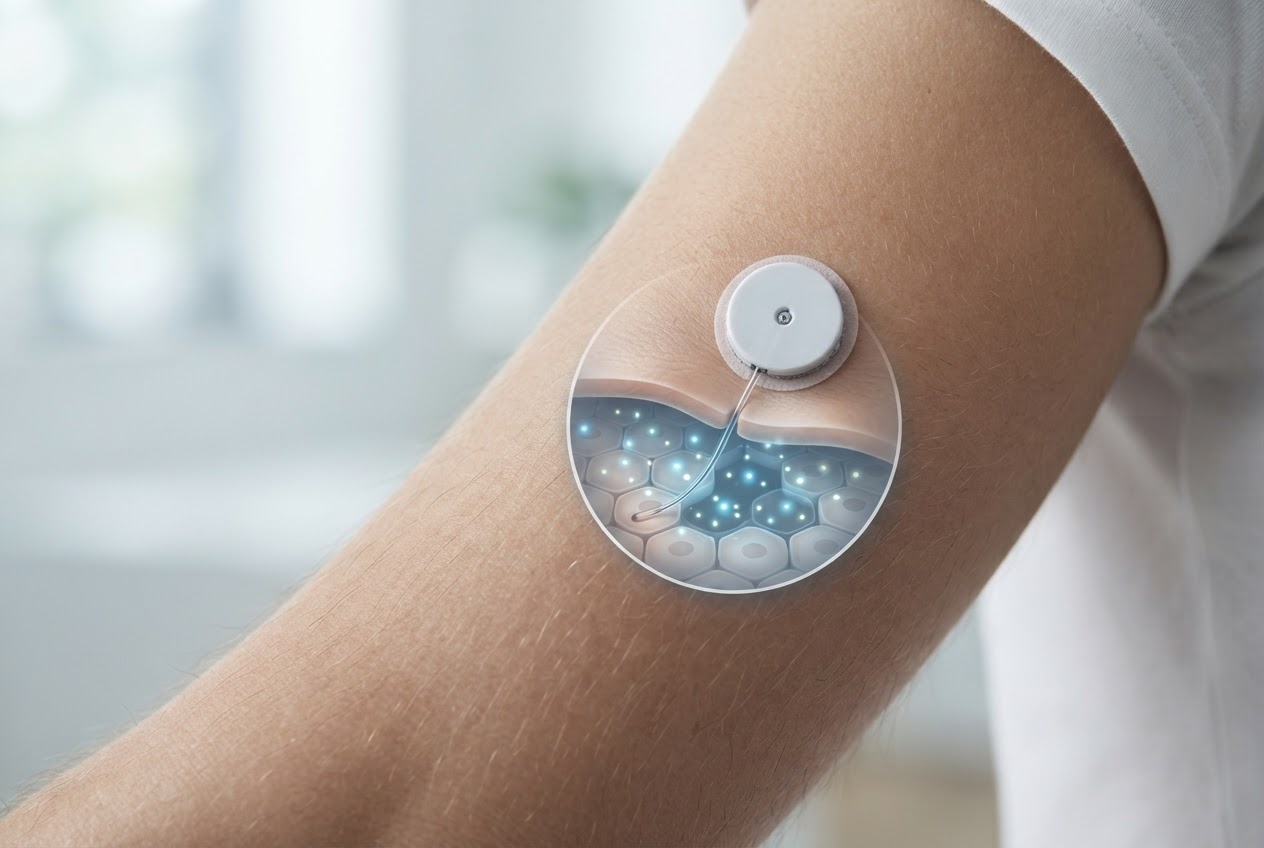 Editorial illustration for Blutzucker, Gewebezucker und HbA1c richtig unterscheiden