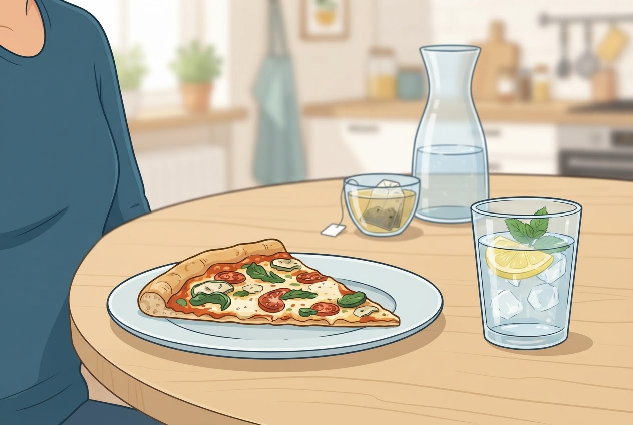 Editorial illustration for Pizza bei Diabetes: Teig, Belag und Portionen richtig kombinieren