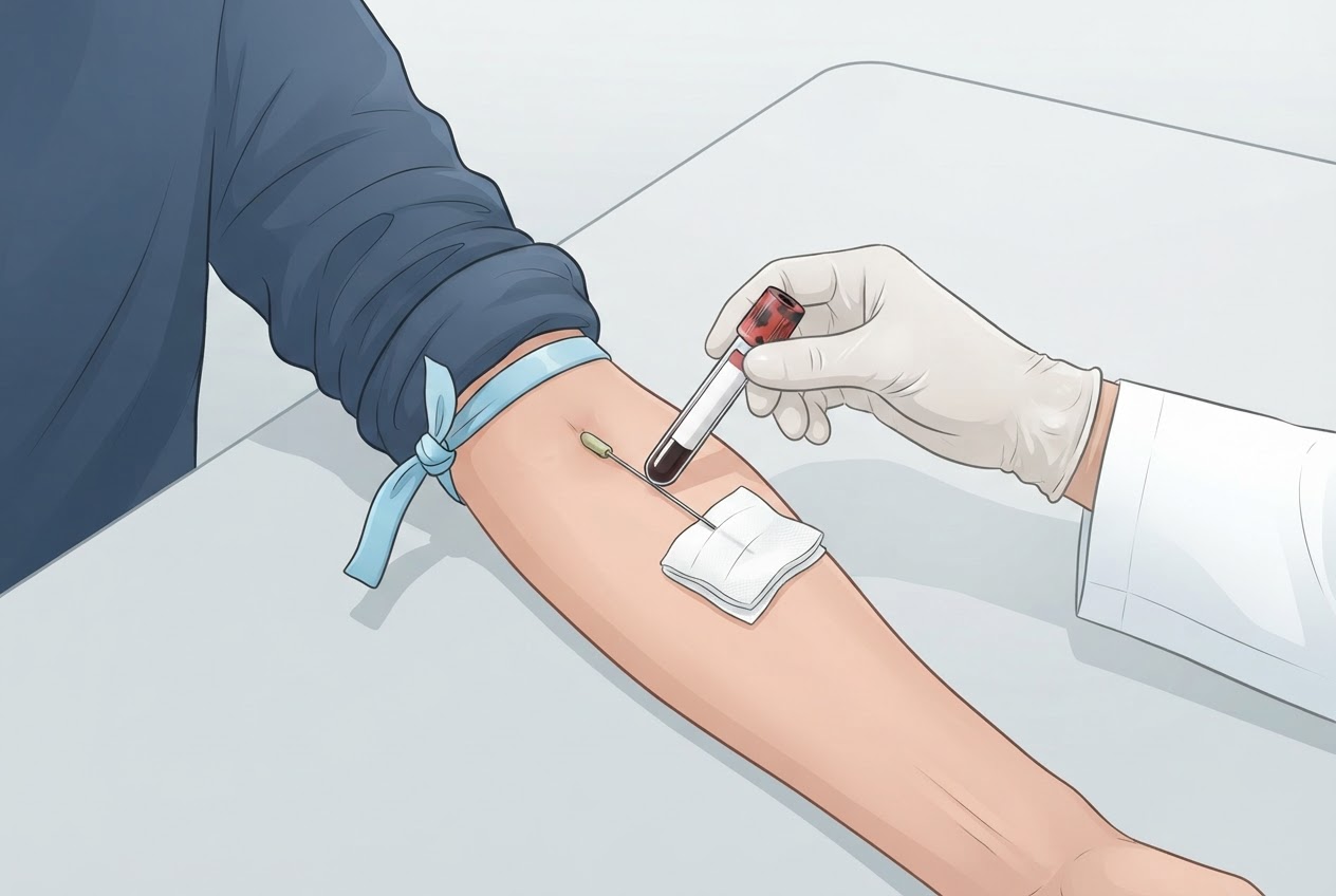 Editorial illustration for HbA1c, Nüchternzucker und Glukose: Die wichtigsten Laborwerte erklärt