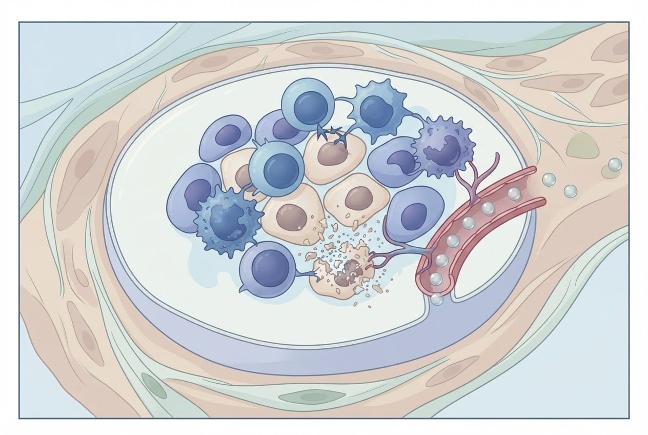 Editorial illustration for Wie entsteht Typ-1-Diabetes?