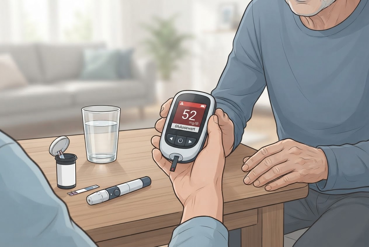 Editorial illustration for Schwindel bei Typ-2-Diabetes: Mögliche Ursachen und Warnzeichen