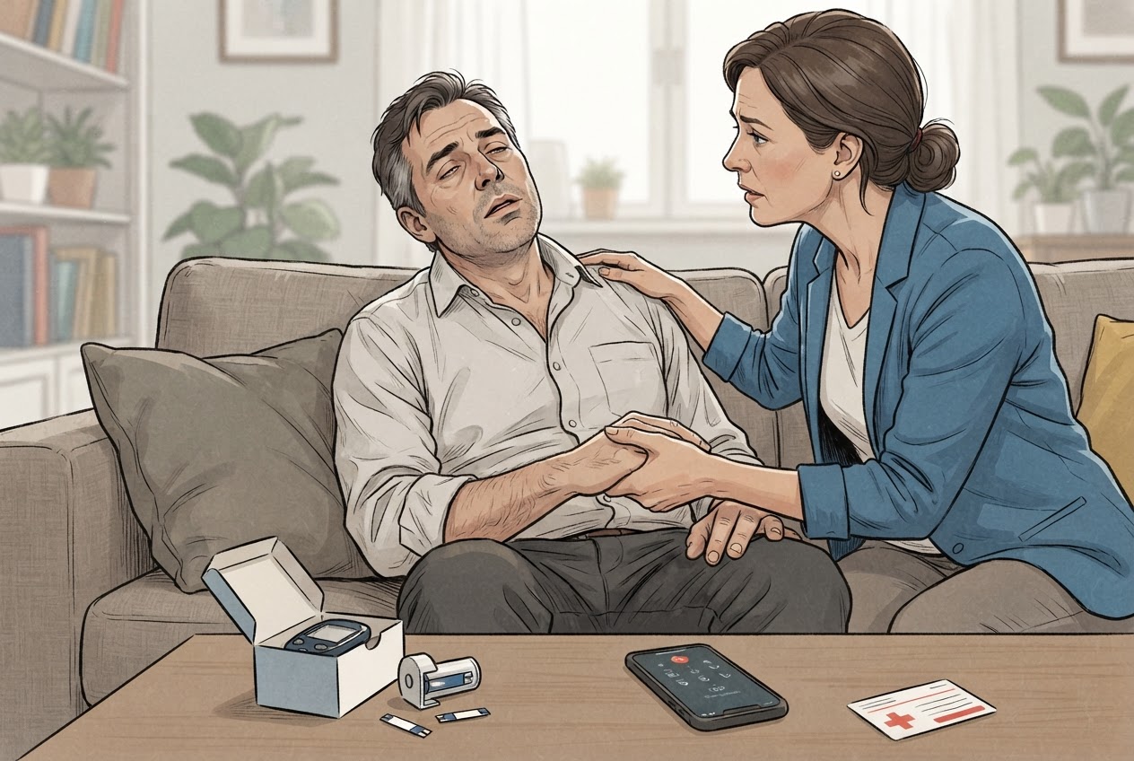 Editorial illustration for Ab wann spricht man von einer Unterzuckerung?
