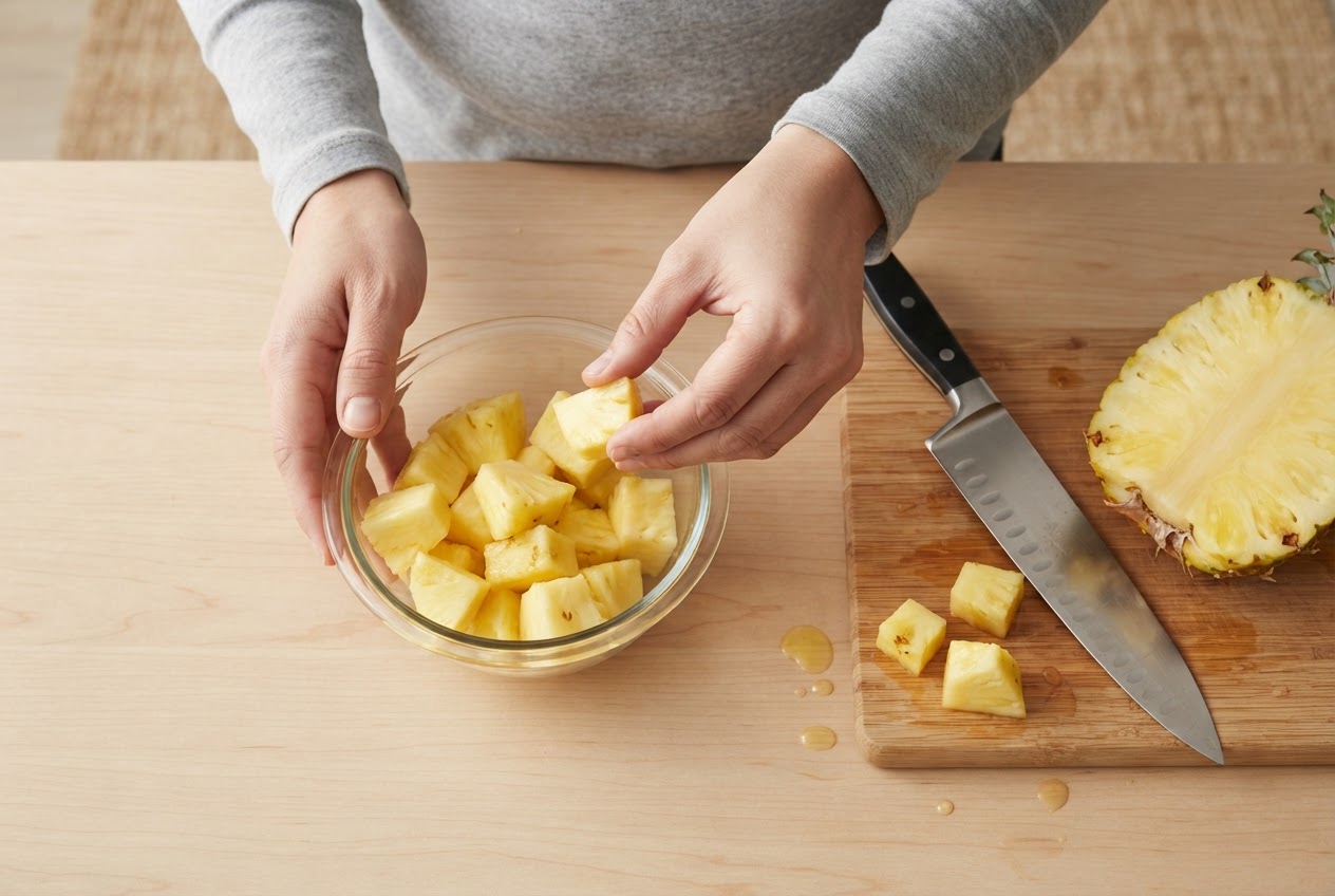 Editorial illustration for Ananas bei Diabetes: Frische Frucht, Saft und Konserve im Vergleich