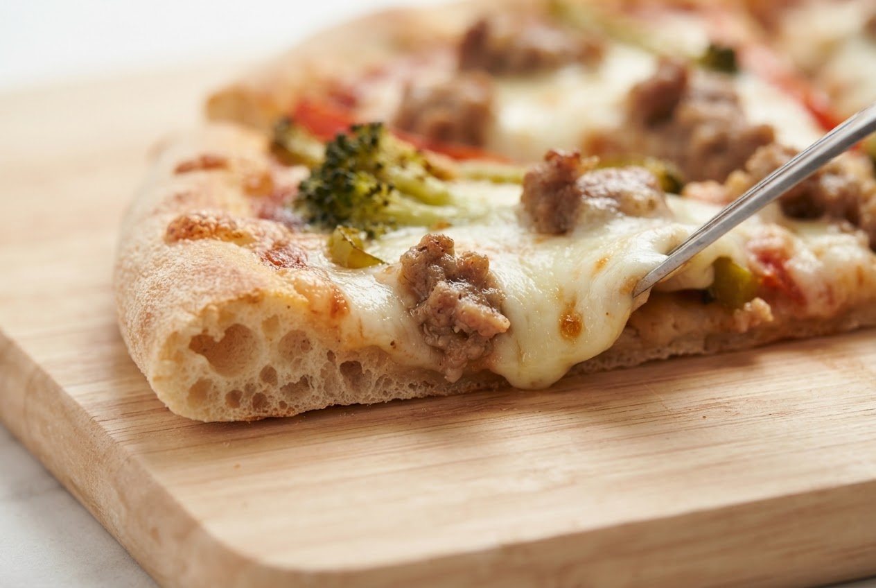 Editorial illustration for Pizza bei Diabetes: Teig, Belag und Portionen richtig kombinieren