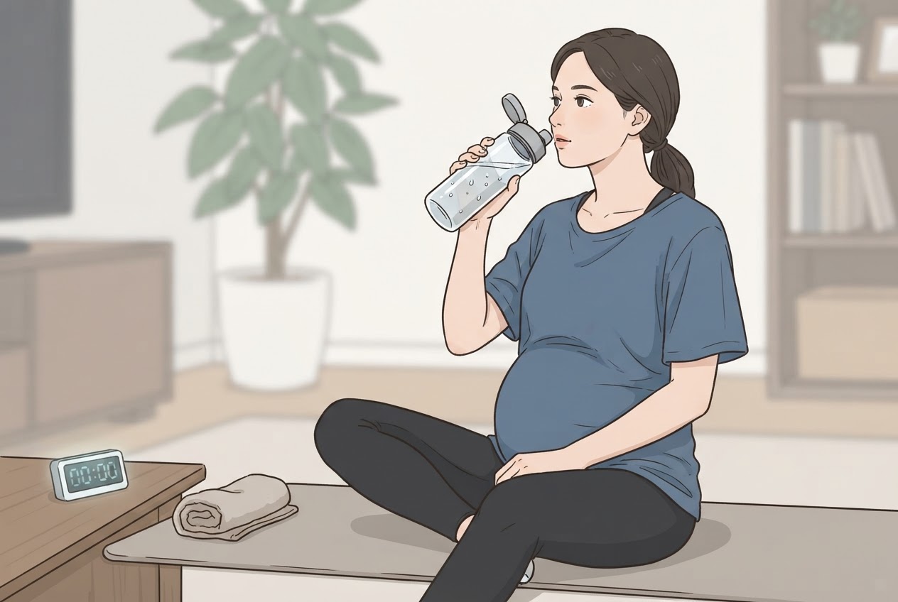 Editorial illustration for Krafttraining bei Übergewicht und Schwangerschaftsdiabetes