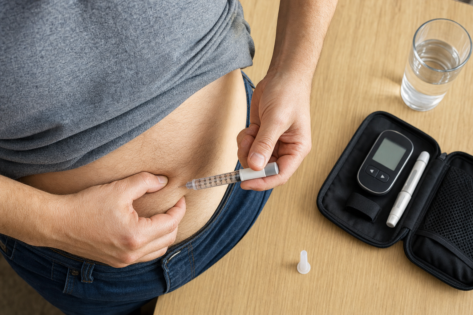 Editorial illustration for Typ-2-Diabetes und Gewicht