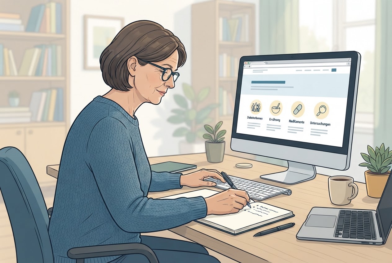 Editorial illustration for Wissenschaftlich geprüfte Diabetes-Ratgeber im Netz finden